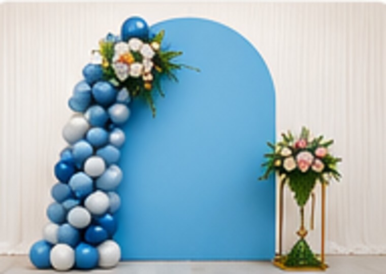 Blue Arch Backdrop