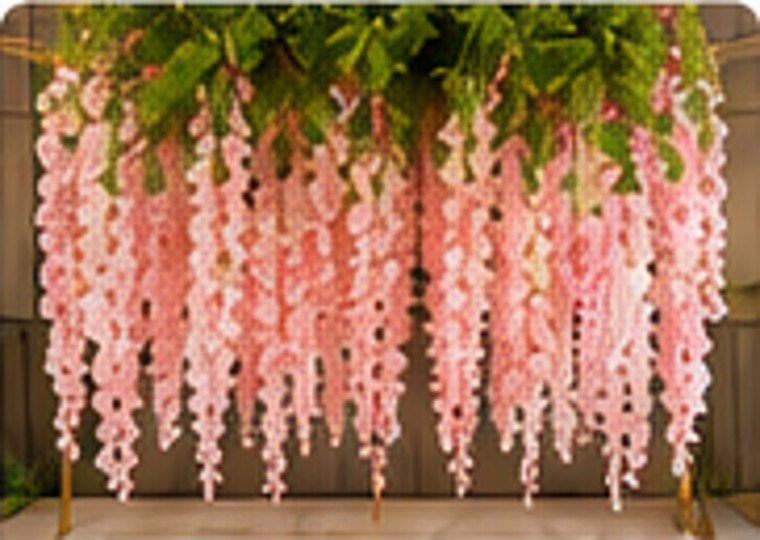 Hanging Flower Backdrop