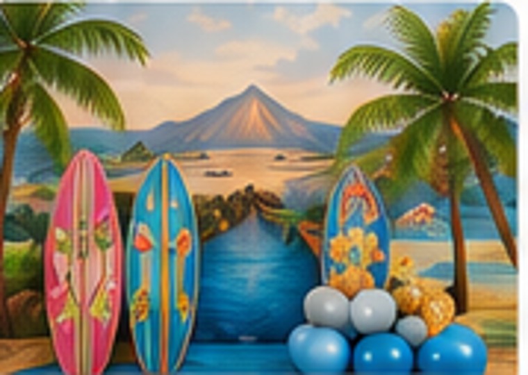 Tropical Luau Setup