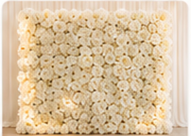 White Flower Wall